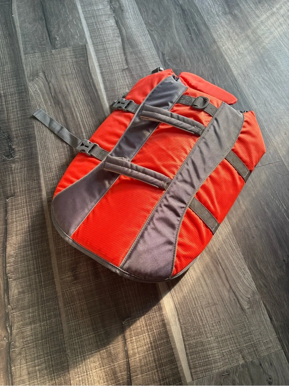 Never Used Frisco Dog Orange and Gray Safety Vest